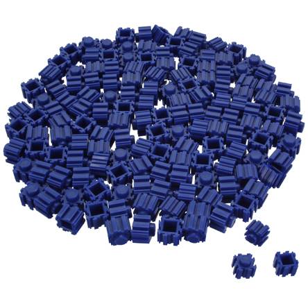 Block 3d fino 9x11mm - azul ((aprox 150pz))