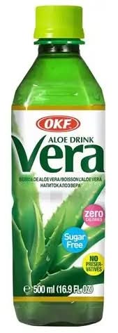 Napój Aloe Vera z cząstkami aloesu bez cukru 500 ml butelka