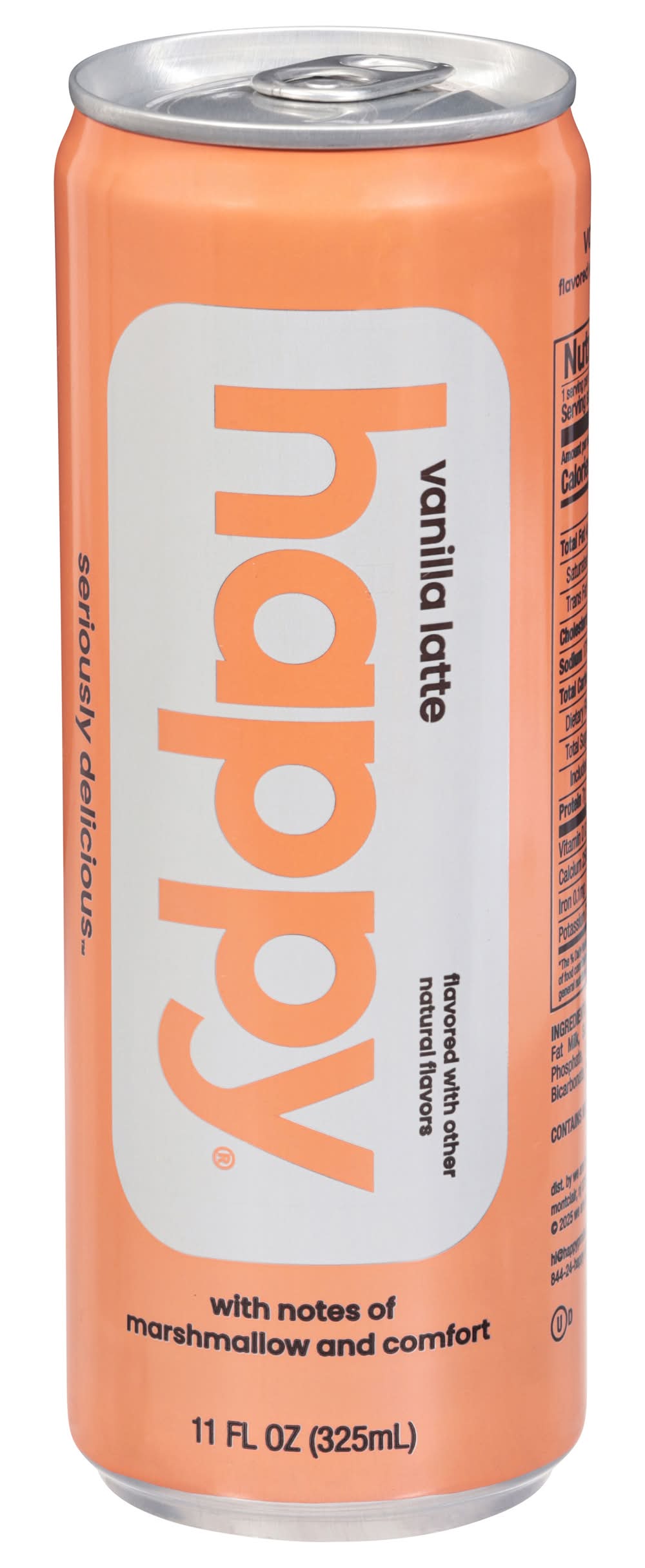 Happy Ready To Drink Coffee, Vanilla Latte (11 fl oz)