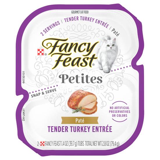 Fancy Feast Petites Pate Tender Turkey Entree