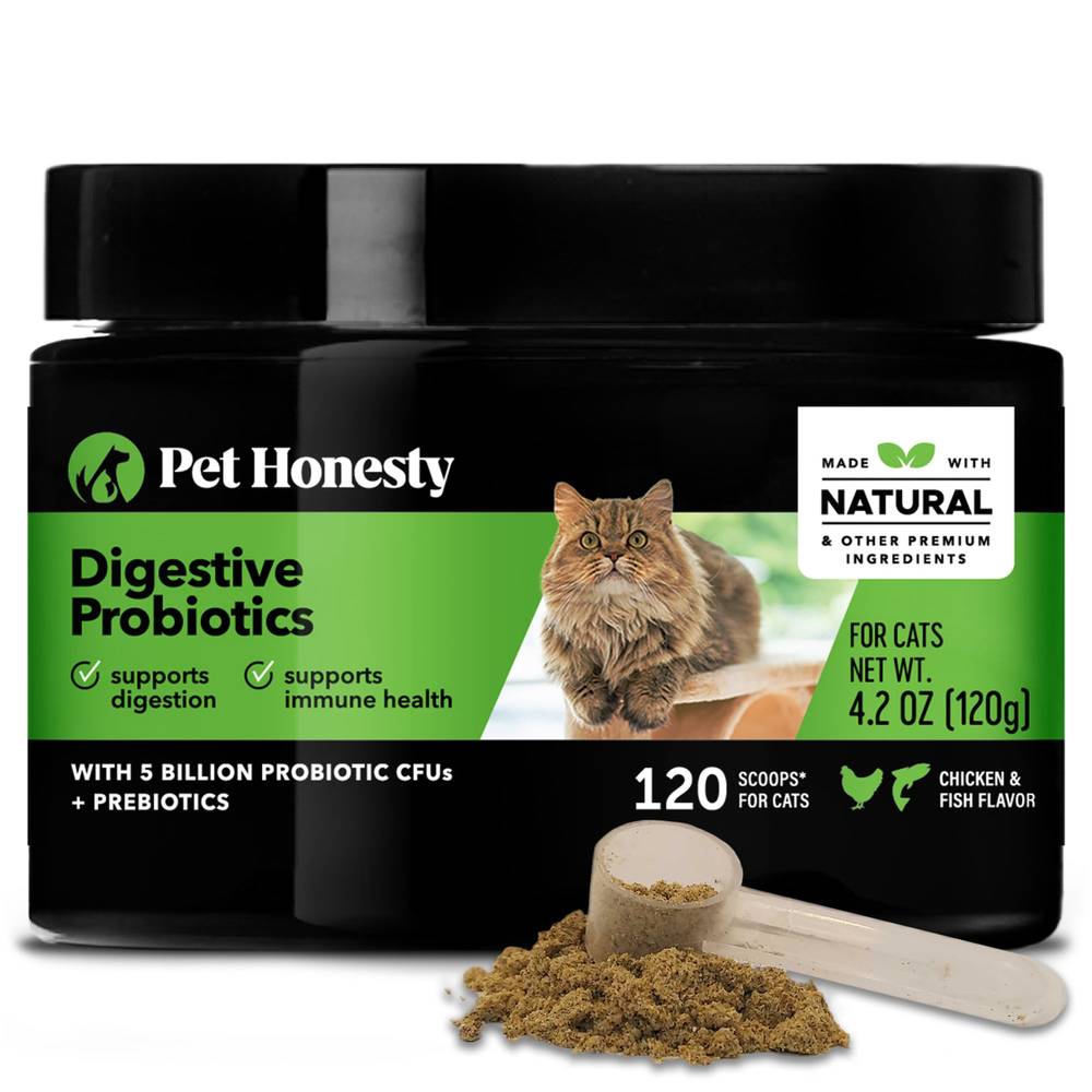 Pet Honesty Digestive Probiotics for Cats (Size: 4.2 Oz)