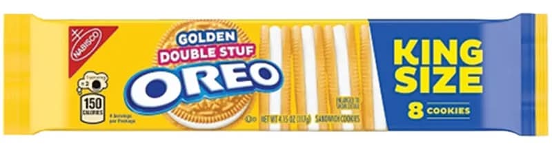Nabisco Oreo Golden Double Stuf King Size