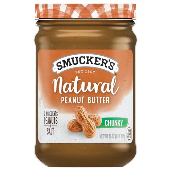 Smucker's Chunky Natural Peanut Butter (16 oz)