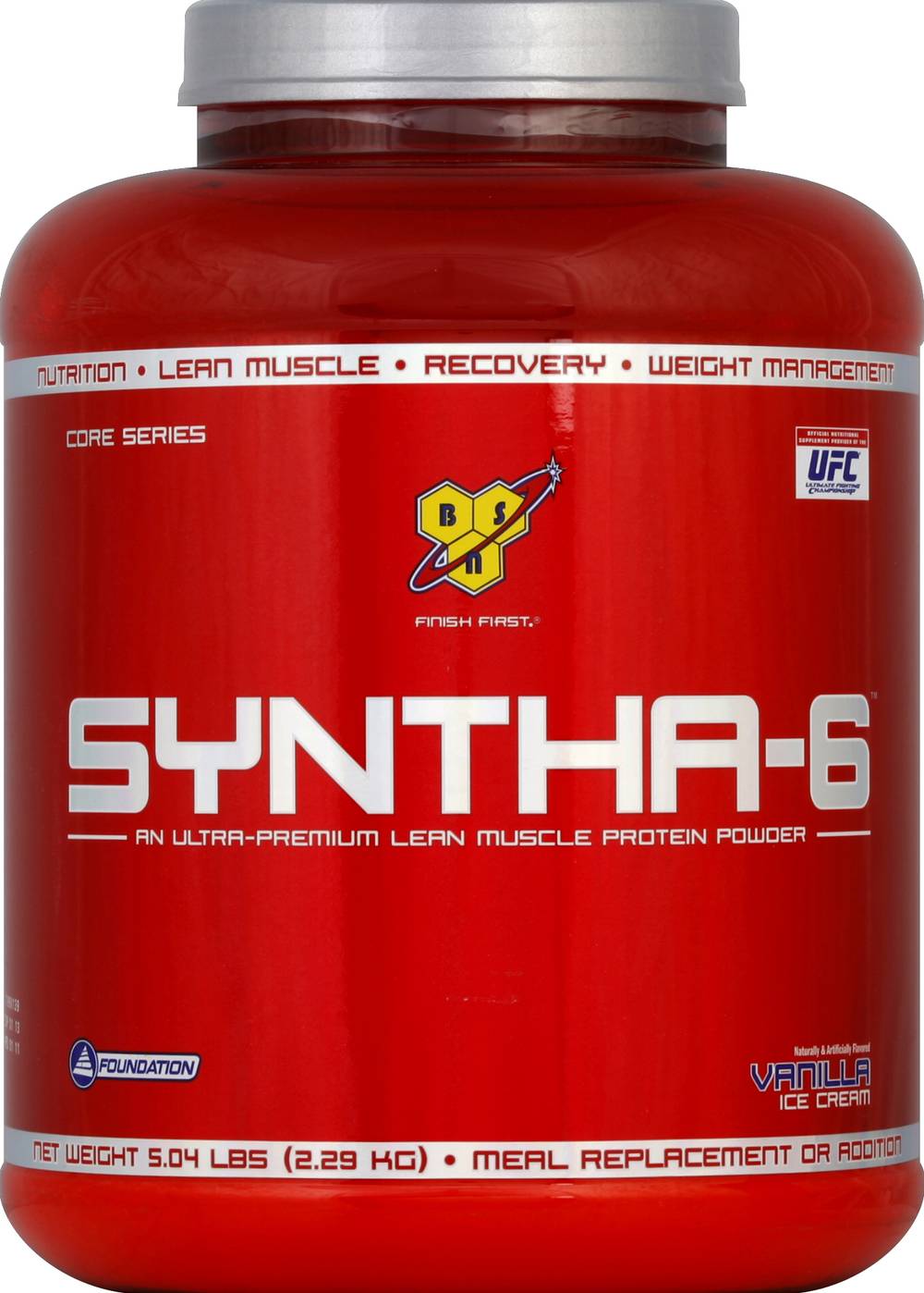 BSN Muscle Protein Powder, Vanilla Ice Cream (5.04 lbs)