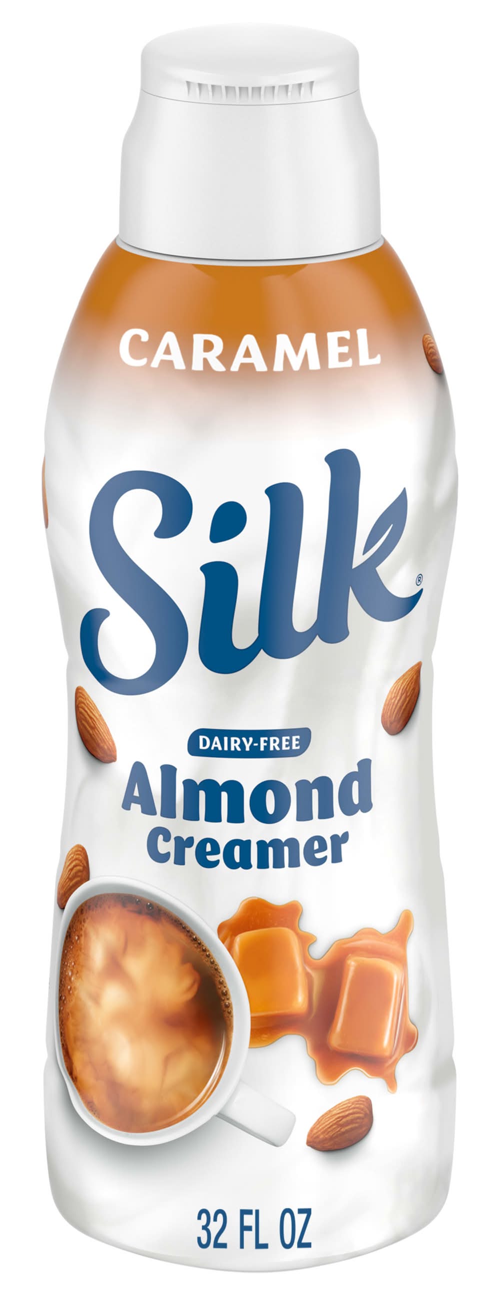 Silk Dairy Free Almond Coffee Creamer, Caramel (32 fl oz)