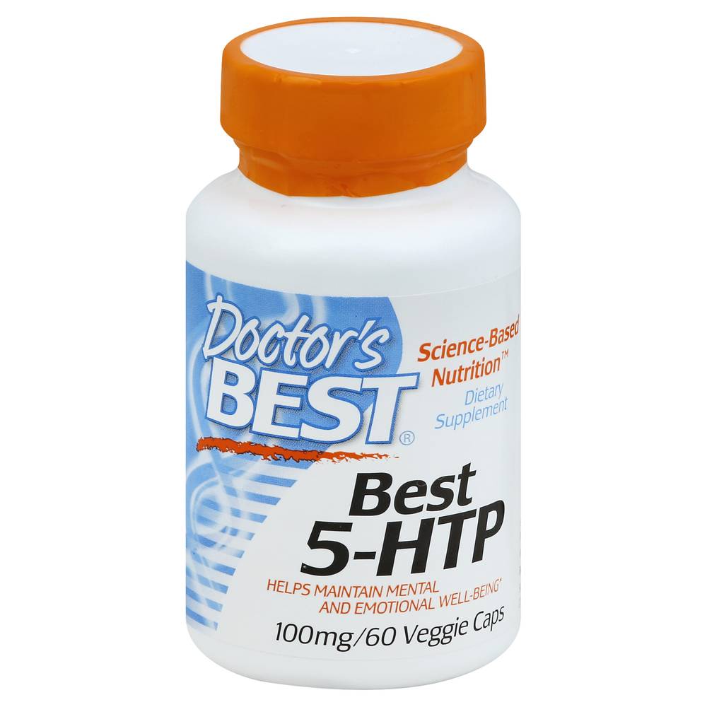 Doctor's Best Science Based Nutrition 5htp 100 mg Veggie Caps (60 ct)