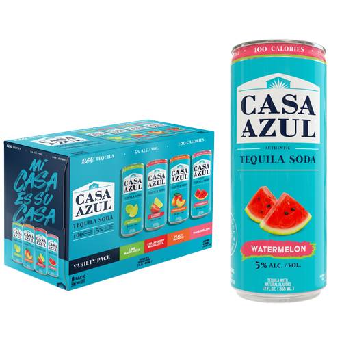 Casa Azul Tequila Soda (8 pack, 12 fl oz) (assorted)