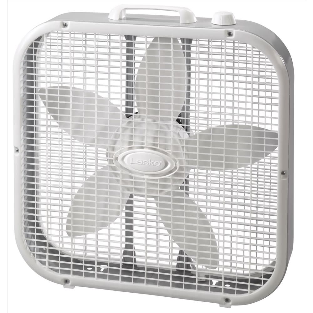 Lasko 21-3/4 In. H X 20 In. D 3 Speed Box Fan