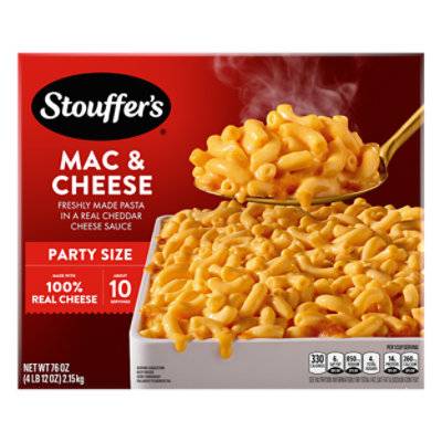 Stouffer'S Macaroni And Cheese Party Size Frozen Meal - 76 Oz