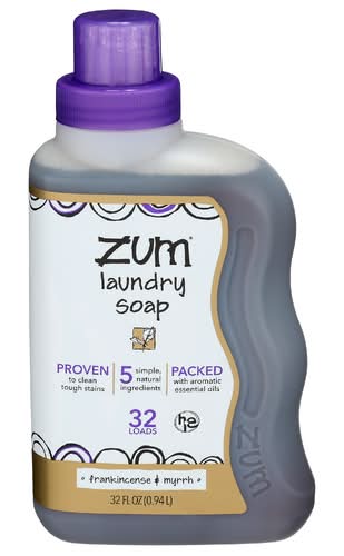 Zum Clean Frankincense & Myrrh Laundry Soap