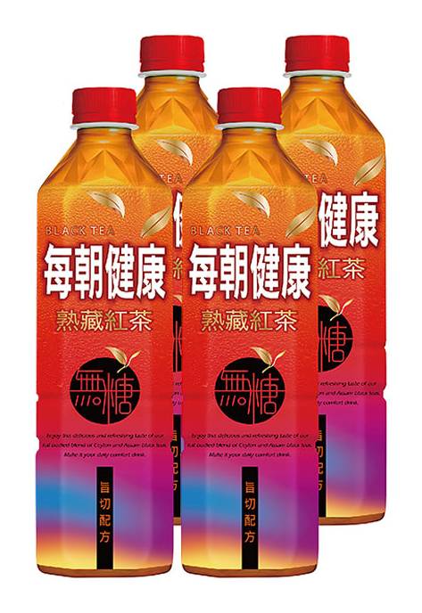 每朝健康 無糖紅茶650ml*4入#485928