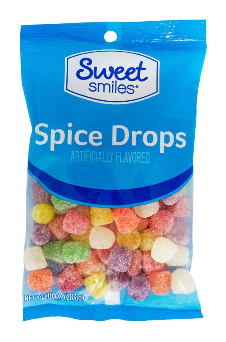 Sweet Smiles Spice Drops Candy 9 Oz
