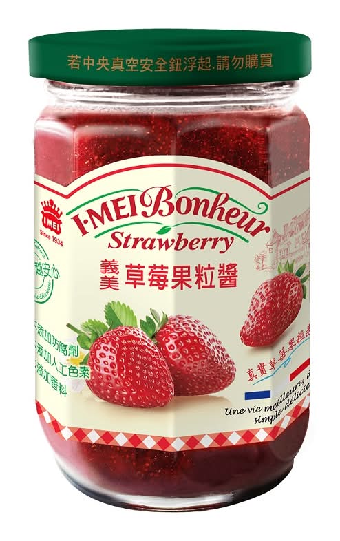 義美草莓果粒醬 <300g克 x 1 x 1Can罐>
