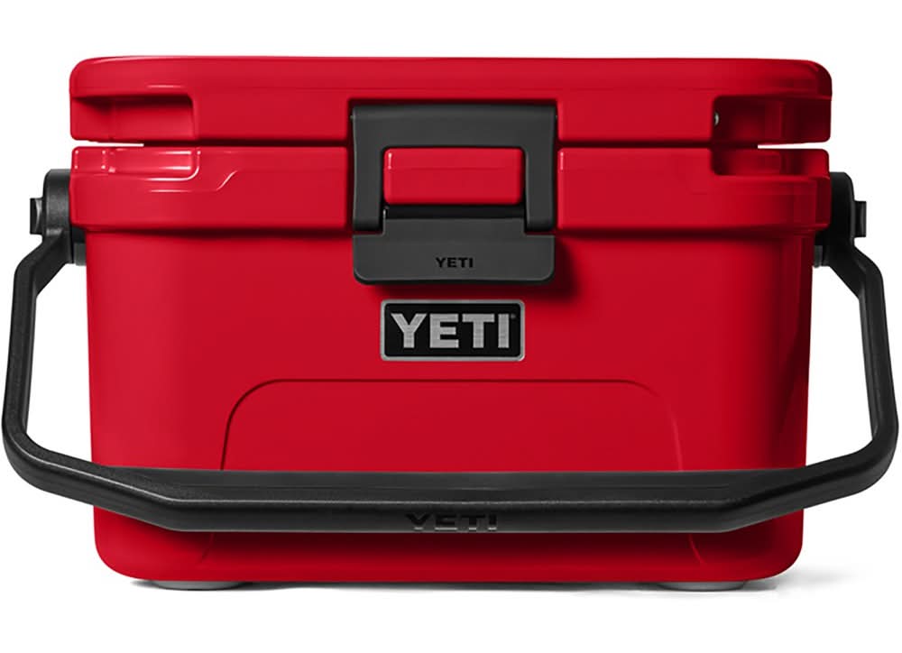 YETI Roadie 8 Hard Cooler, Rescue Red