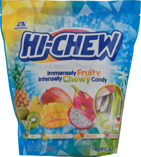 Hi-Chew Tropical Mix Immensely Fruity Intensely Chewy Candy