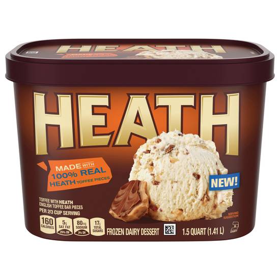 Breyers Heath English Toffee Ice Cream (1.5 quarts)