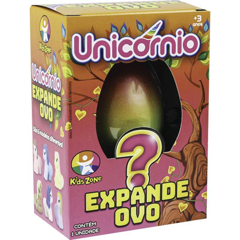 Kids zone expande ovo unicórnio (1 unidade)