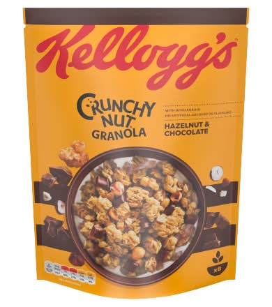 Kellogg's Hazelnut-Chocolate, Crunchy Nut Granola (380g)