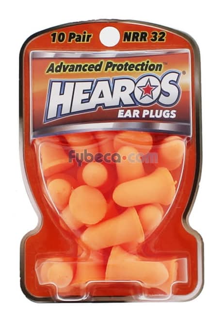 Hearos Tapones Oido Proteccion Anticipadas 10 Pares 5810