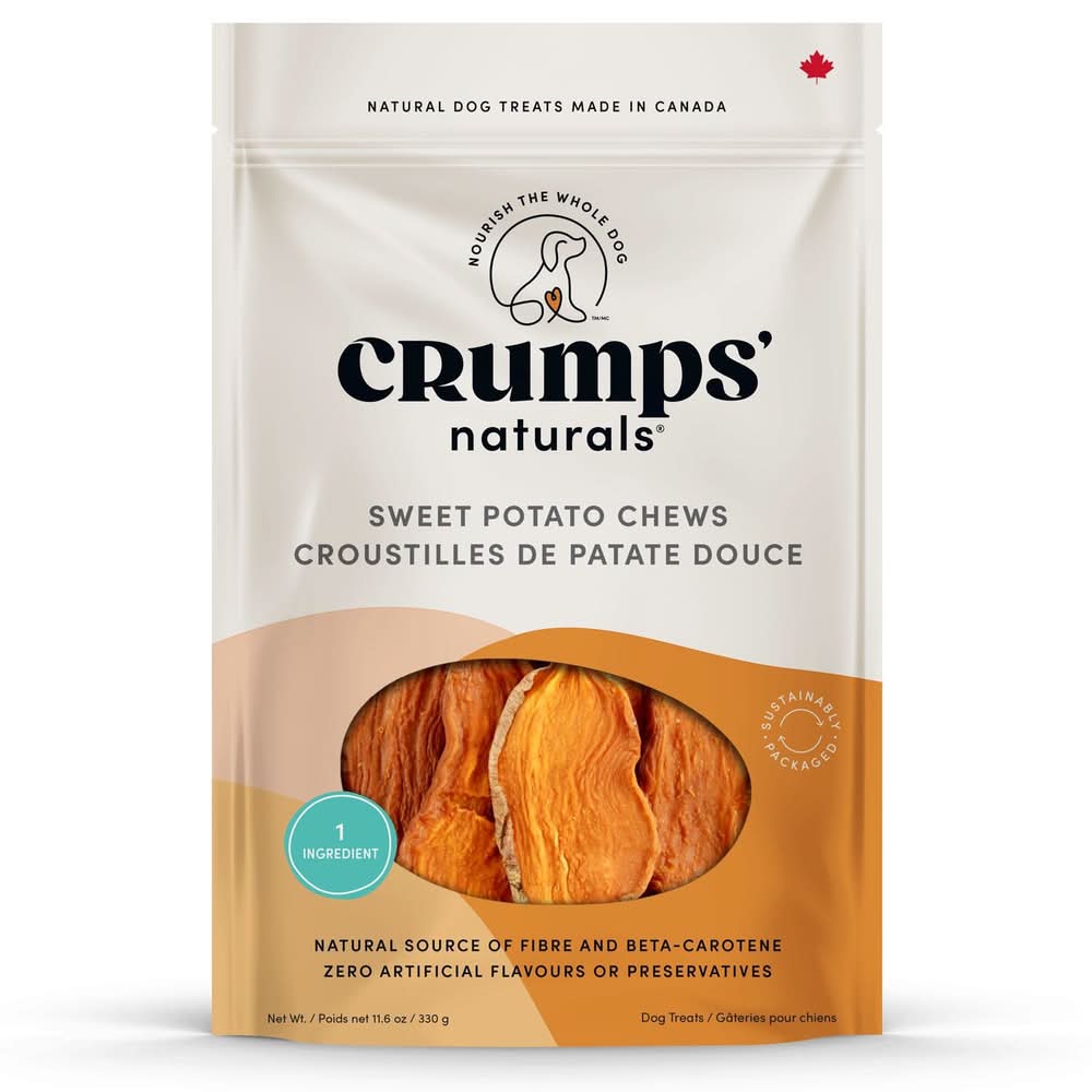 Crumps' Naturals Sweet Potato Chews Dog Treats, 11.6 oz