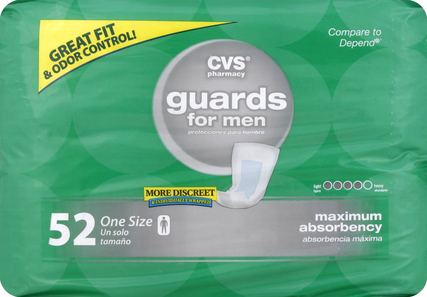 CVS Pharmacy Pharmacy Great Fit & Odor Contro Guards (52 ct)