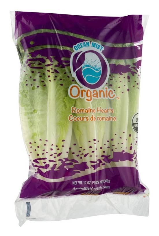 Ocean Mist Organic Romain Hearts