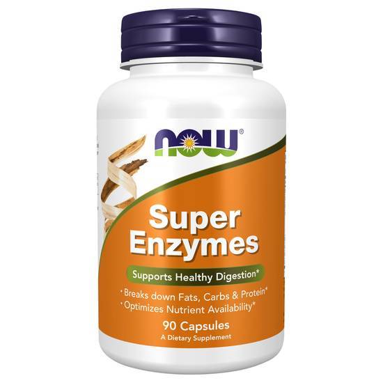 Now Super Enzymes Digestive Support Capsules (90 ct)