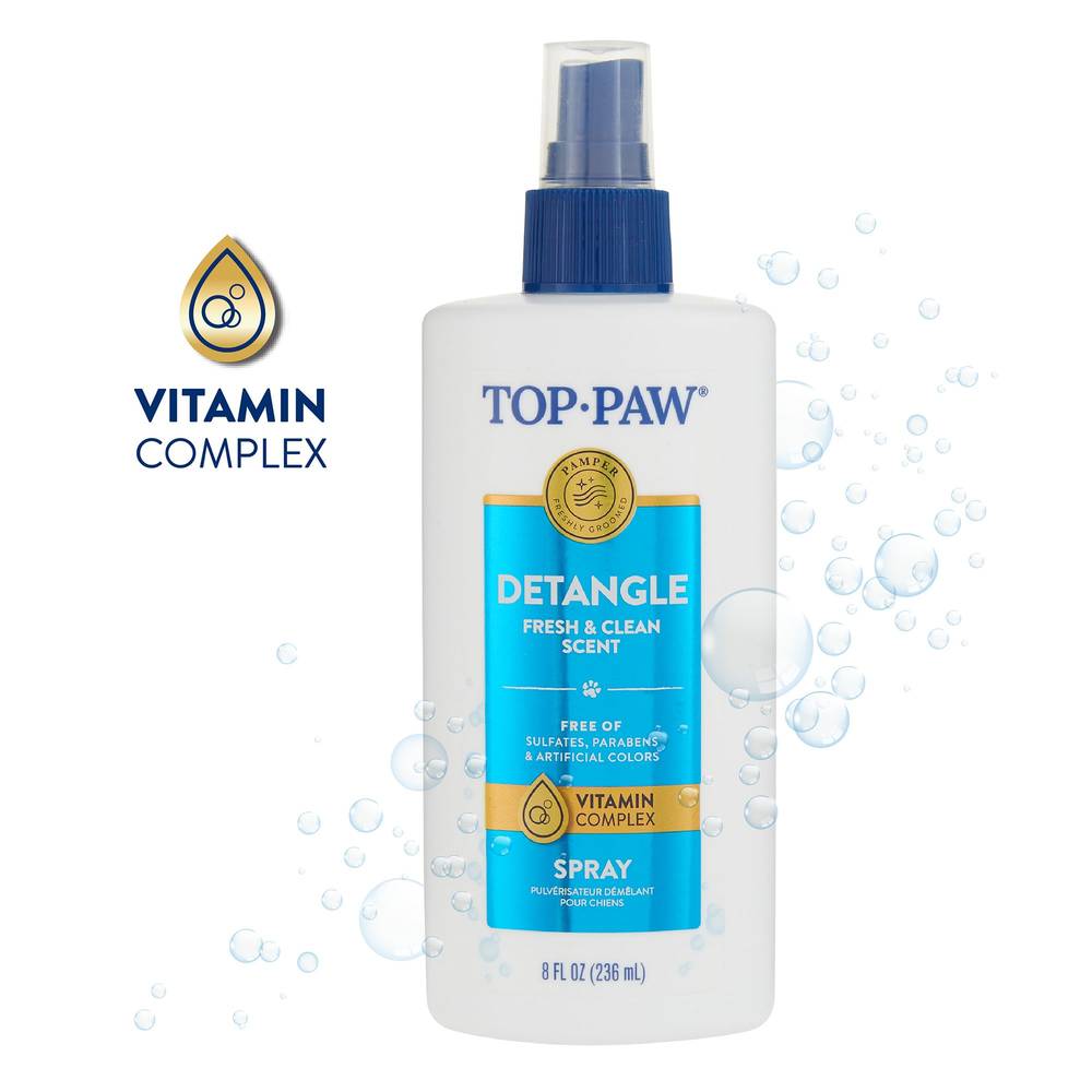 Top Paw Detangle Dog Spray (fresh- clean)