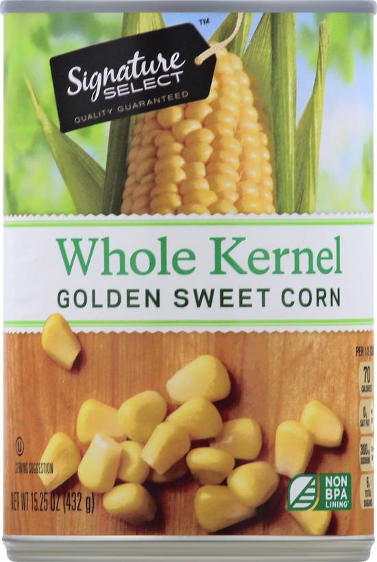 Signature Select Whole Kernel Golden Sweet Corn (15.3 oz)