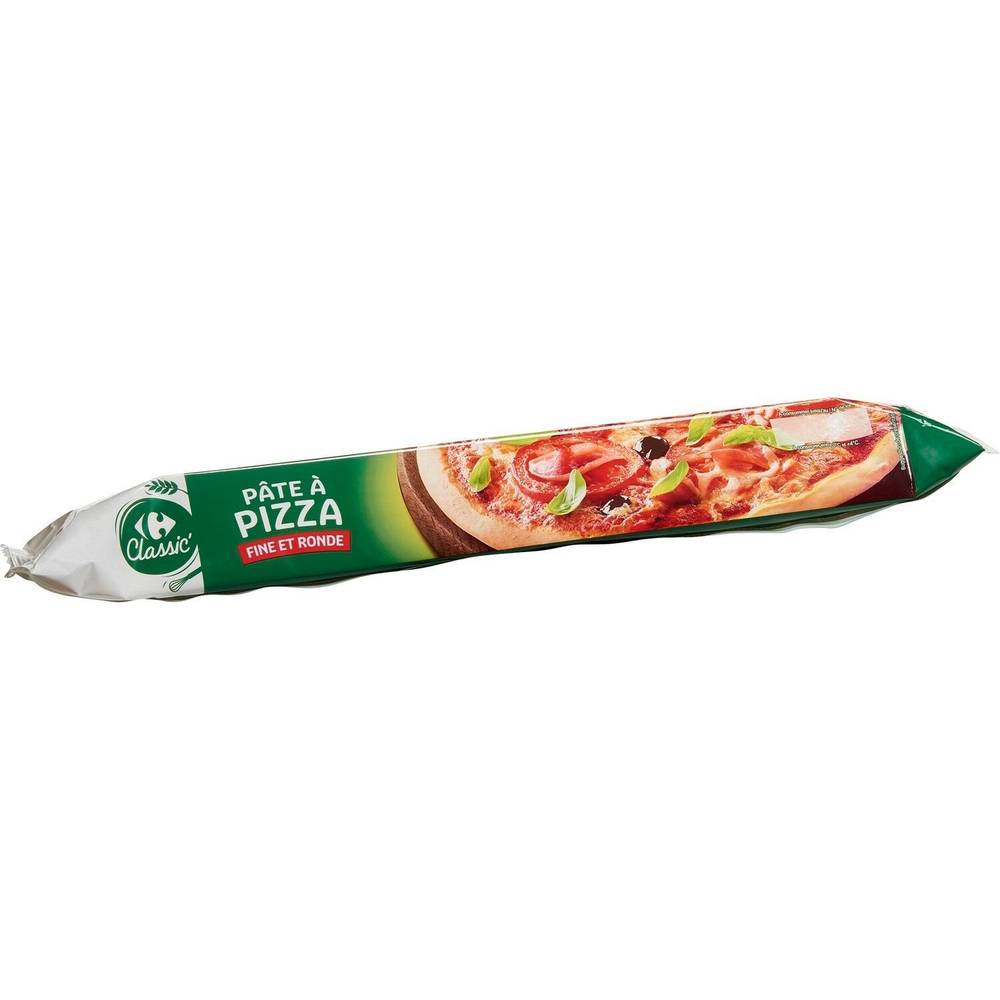 Pâte à pizza fine et ronde CARREFOUR CLASSIC' - le paquet de 260g