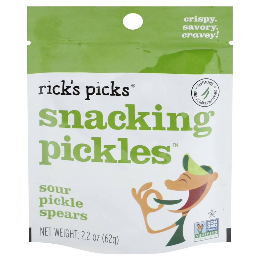 Rick's Picks Pickle Spears, Sour (2.2 oz)