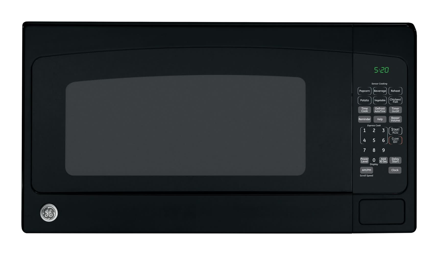 General Electric 2.0-cu ft 1200 -Watt Countertop Microwave ( Black )