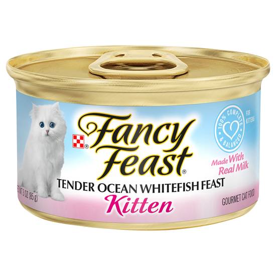Fancy Feast Tender Ocean Whitefish Wet Kitten Food (3 oz)