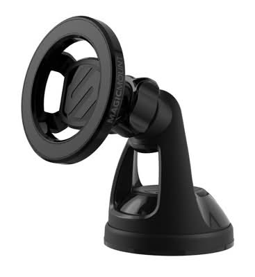 Scosche Magsafe Popsocket Compatible Window Dash Mount For Mobile Phones, Black