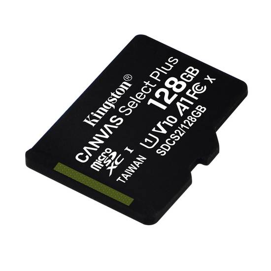 Kingston memoria micro sd canvas select plus (128 gb)