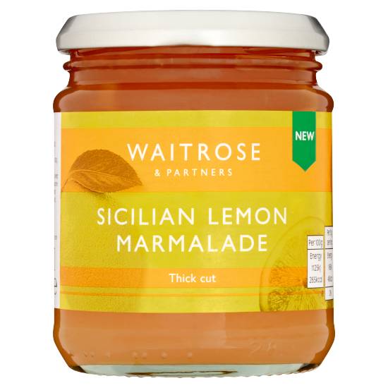 Waitrose Sicilian Lemon Marmalade