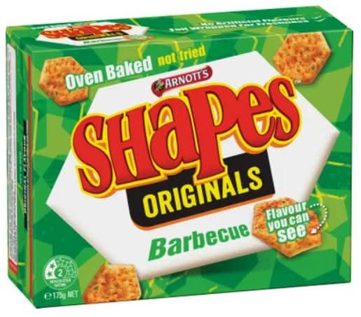 Arnott's Shapes 175g BBQ