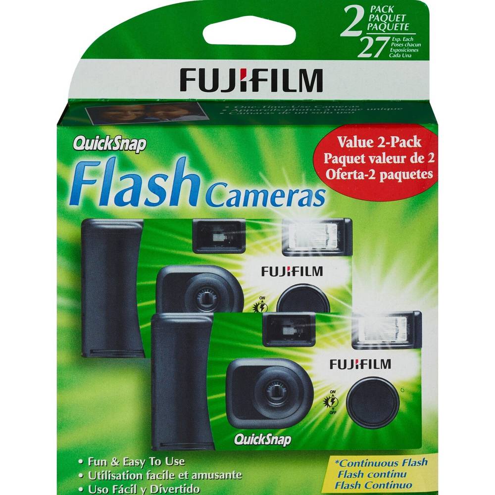 Fujifilm Quicksnap Flash 400 Camera (2 ct)