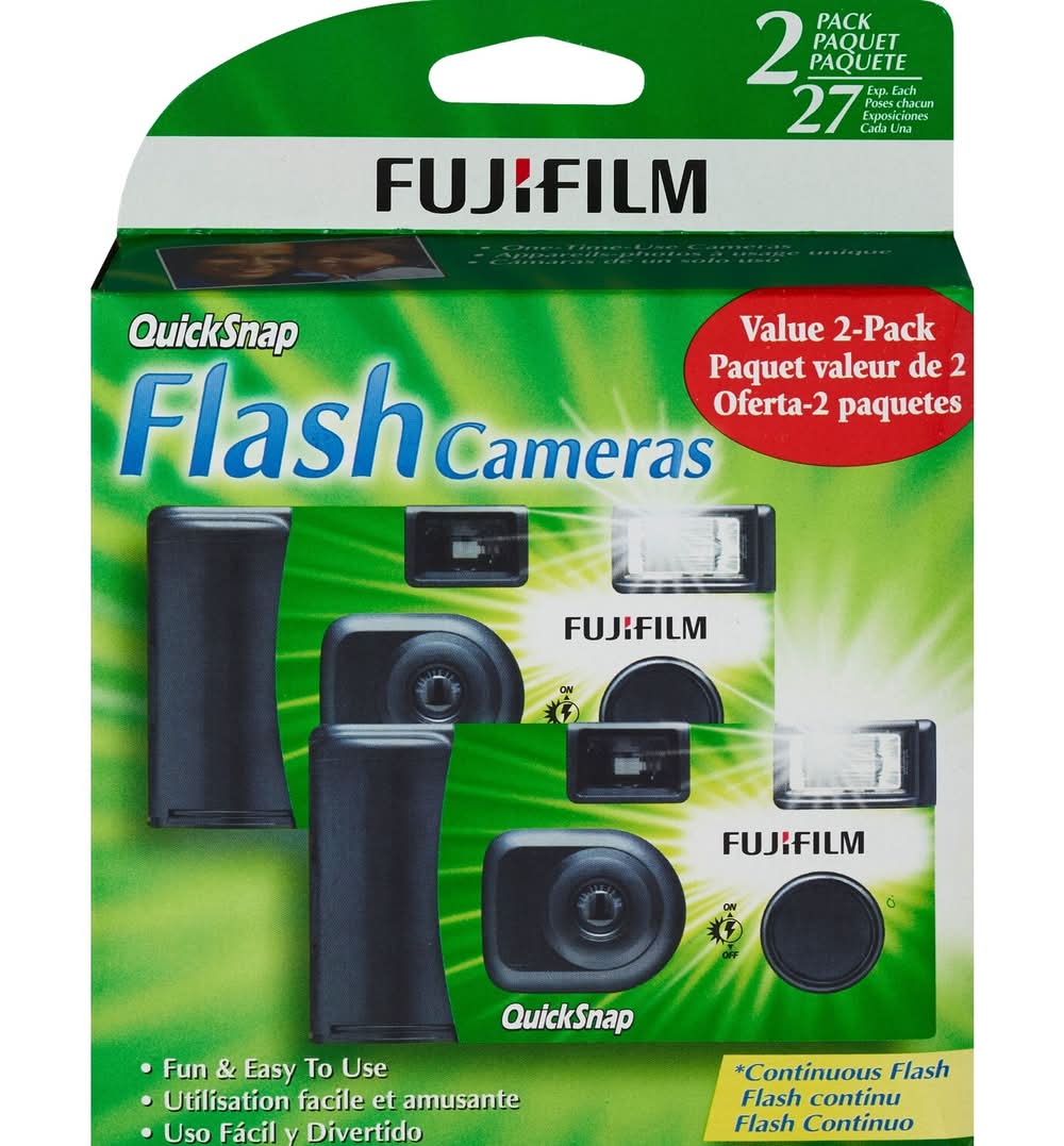 Fujifilm Quicksnap Flash 400 Camera (2 ct)