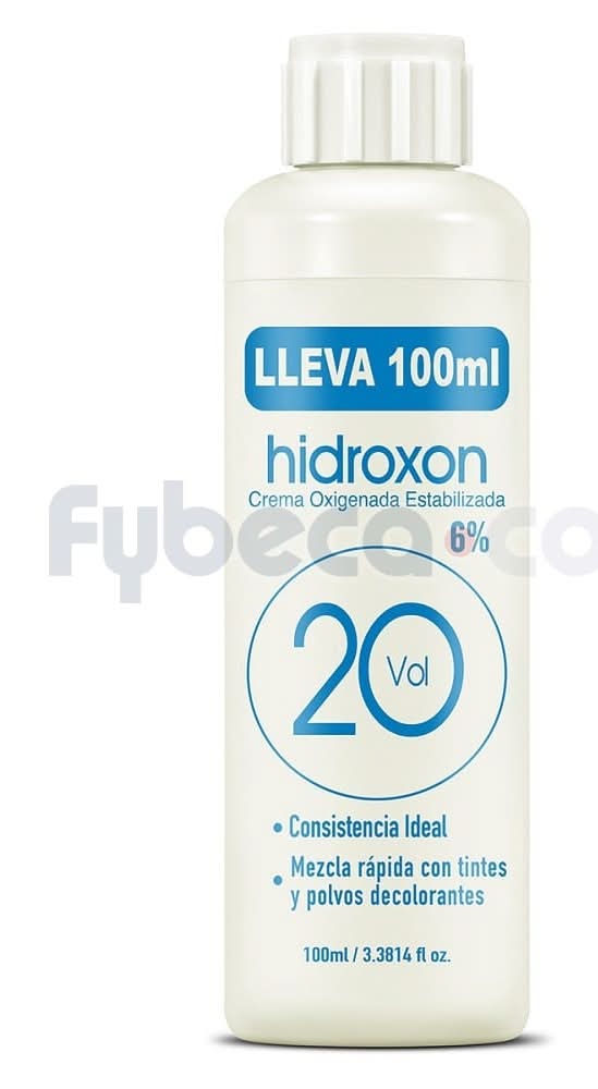 Agua Oxigenada Hidroxon Hidroxon 20 Vol. 60 Cc.