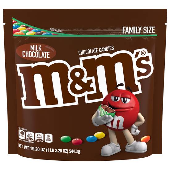 M&M's Family Size Milk Chocolate Candies