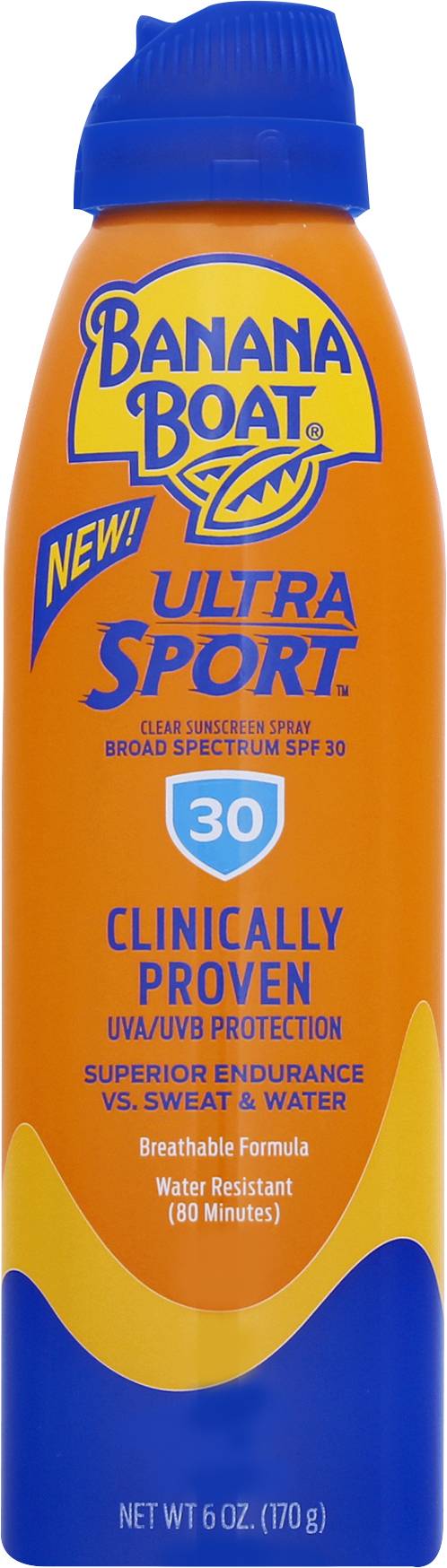 Banana Boat Ultra Sport Clear Sunscreen Spray Spf 30 (6 oz)