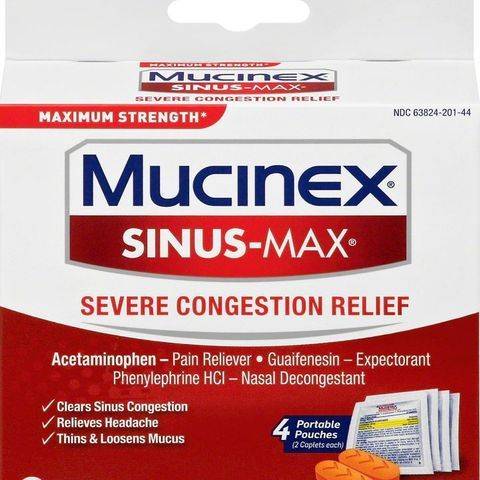 Mucinex Sinus Max Congestion Relief 8 Count