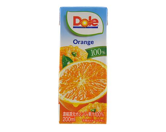 【チルド飲料】◎●ドール 100%オレンジ 200ml