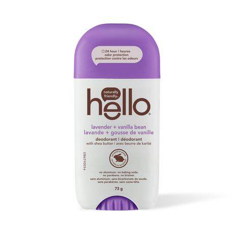 Hello Natural With Shea Butter Deodorant (lavender-vanilla bean)