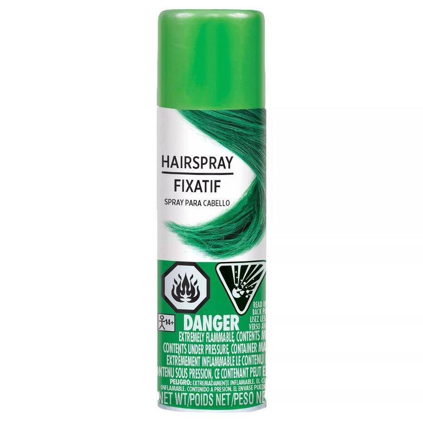 Party City Hair Spray, Green (3 oz)