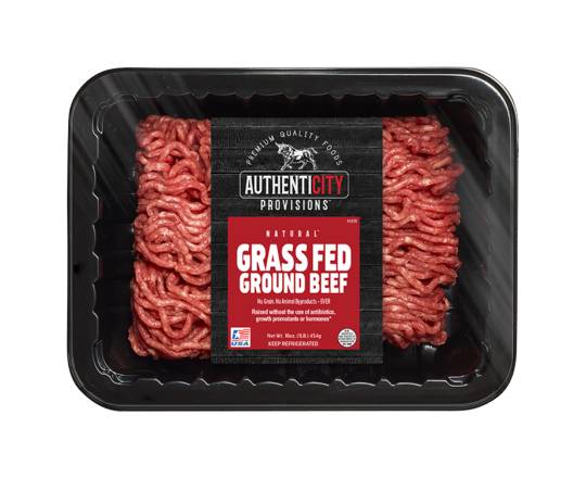 Authenticity Provisions Natural Grass Fed Ground Beef (16 oz)