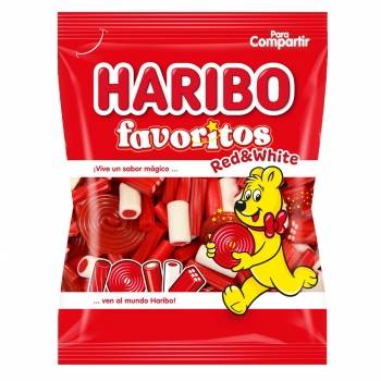 Caramelos de goma Favoritos Red&White Haribo 150 g.