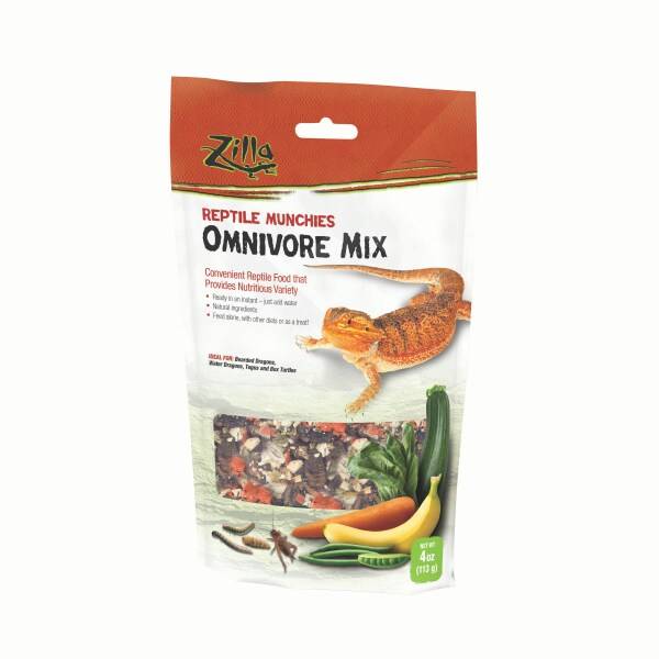 Zilla Omnivore Reptile Munchies Reptile Food (0.7 oz)