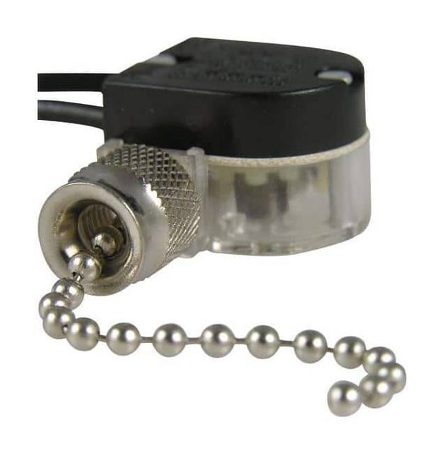 Gardner Bender 3 Amp Single Pole Single Circuit Pull Chain Switch
